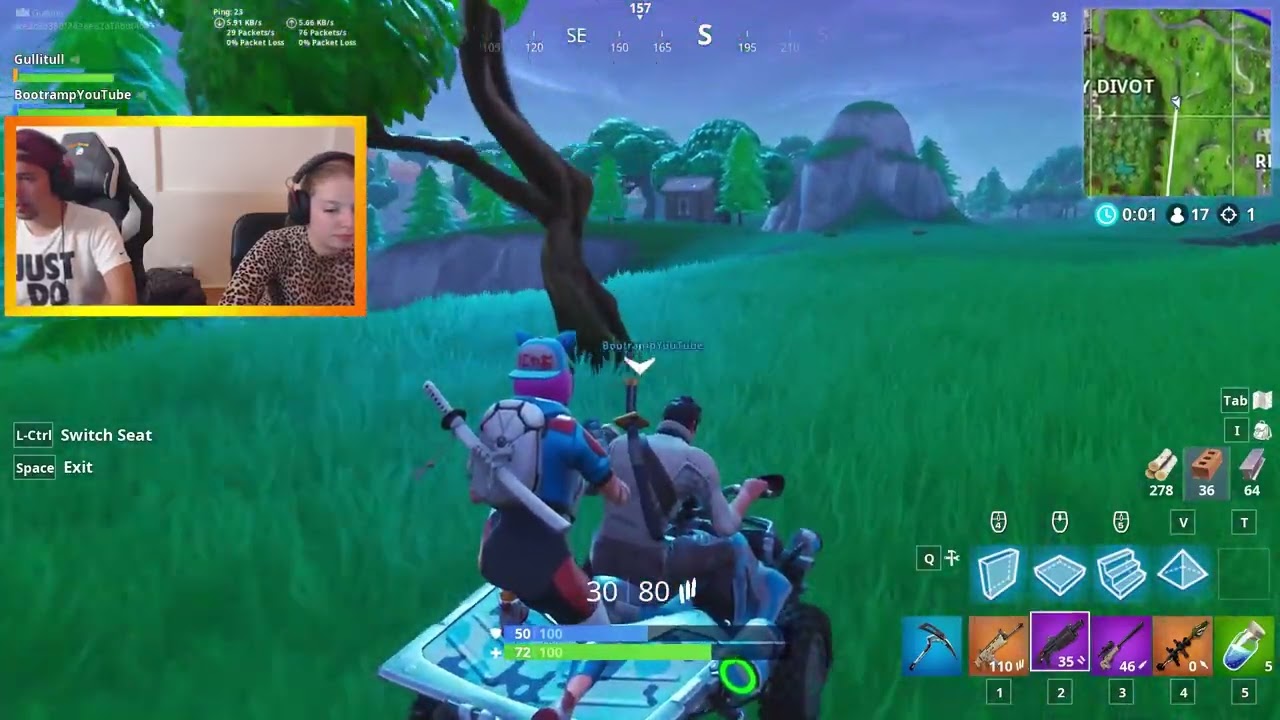 Lloyd og Saras f&oslash;rste win i sesong 7!❤️ | Norsk Fortnite