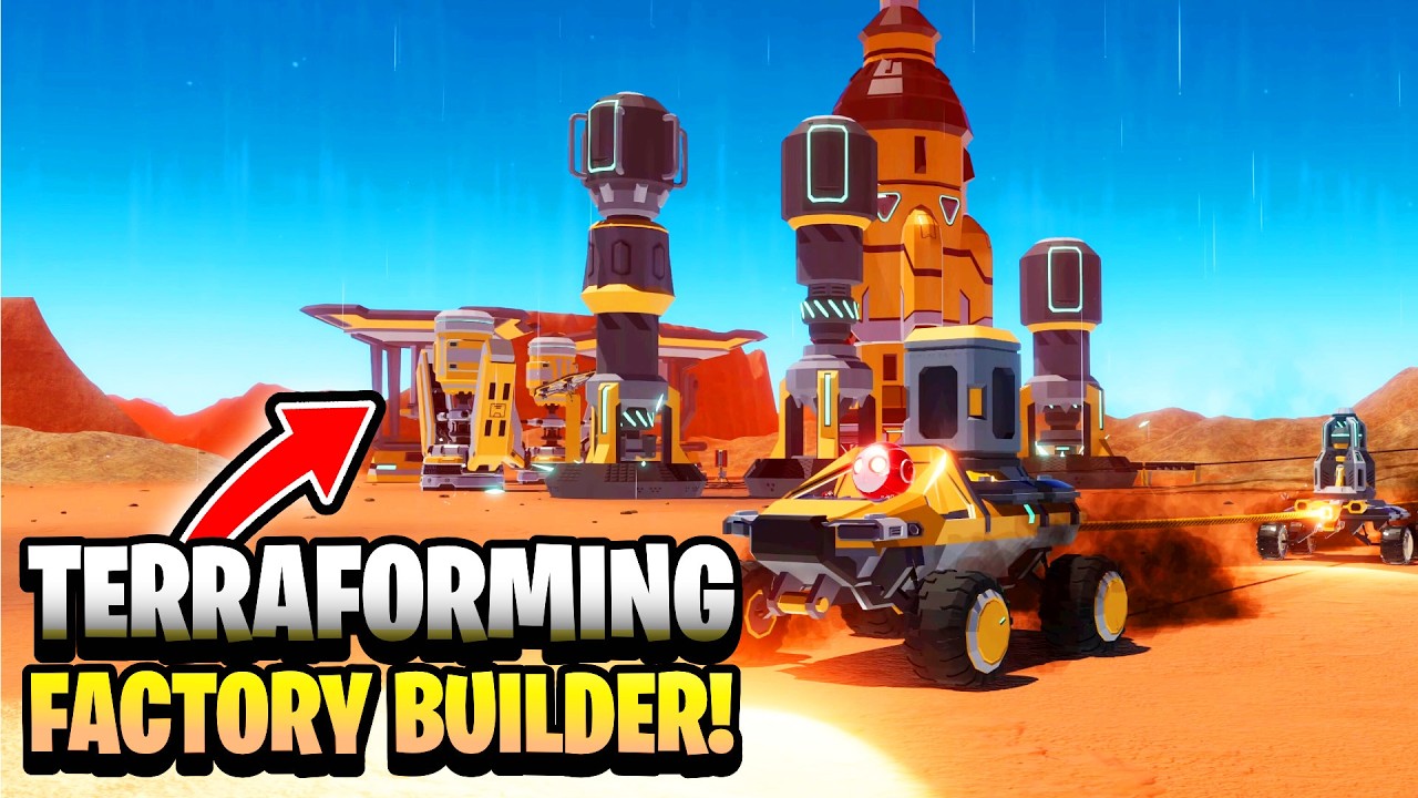 I Built A FULLY-AUTOMATED TERRAFORMING FACTORY On Mars In This NEW Automation Game!