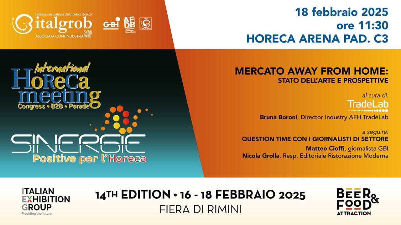 Mercato Away from Home talk martedì 18 febbraio