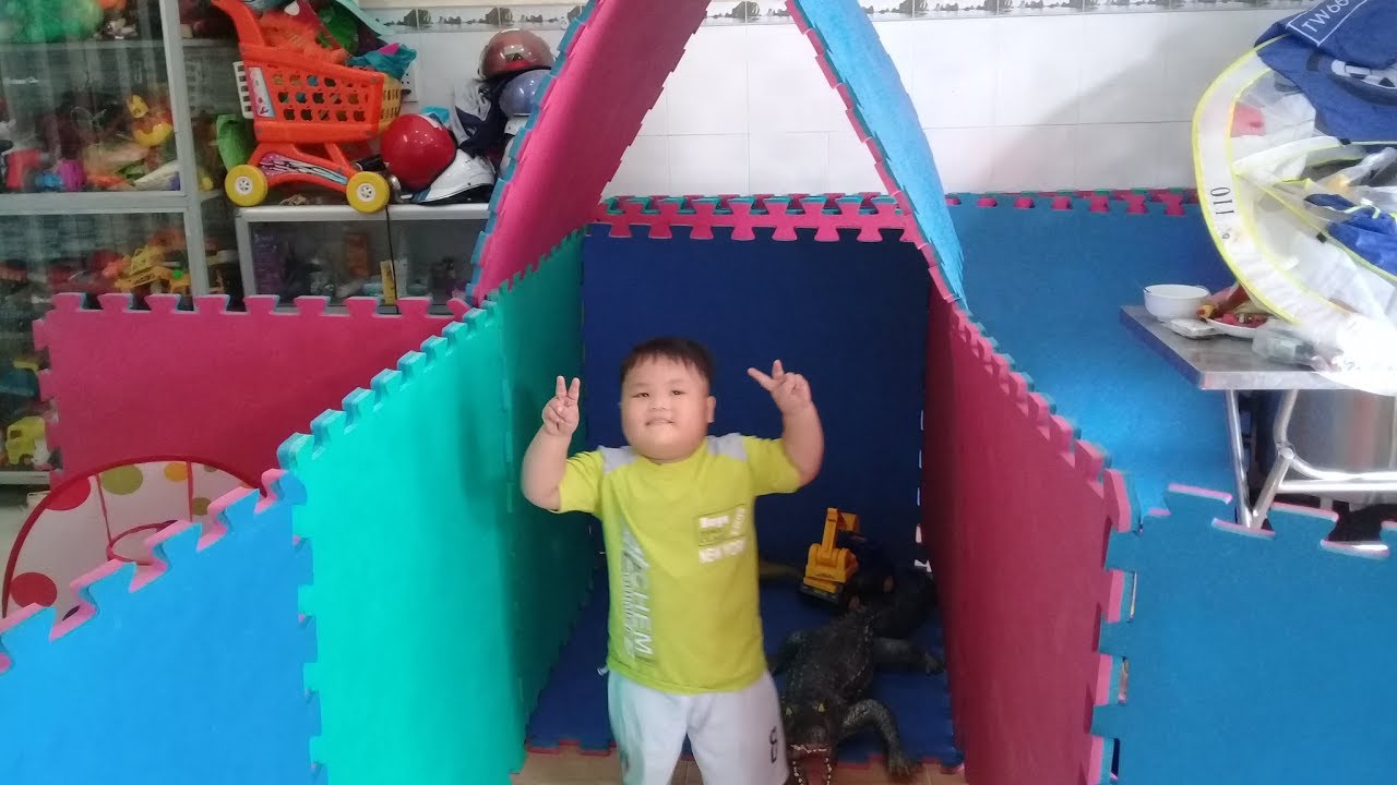 Đồ chơi trẻ em bé pin ngôi nhà bé xíu❤ PinPin TV ❤ Baby toys House tiny
