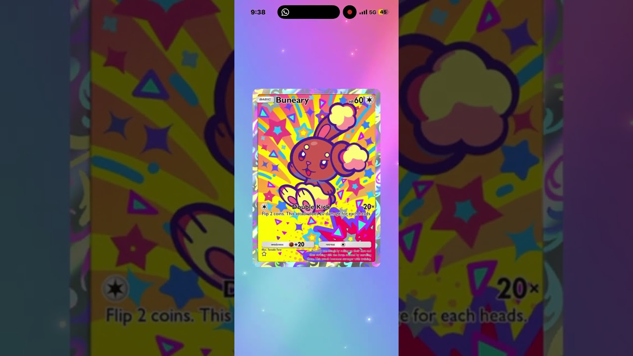 Playing Pokemon TCGP on my phone … see the the kool cards I got … #2 