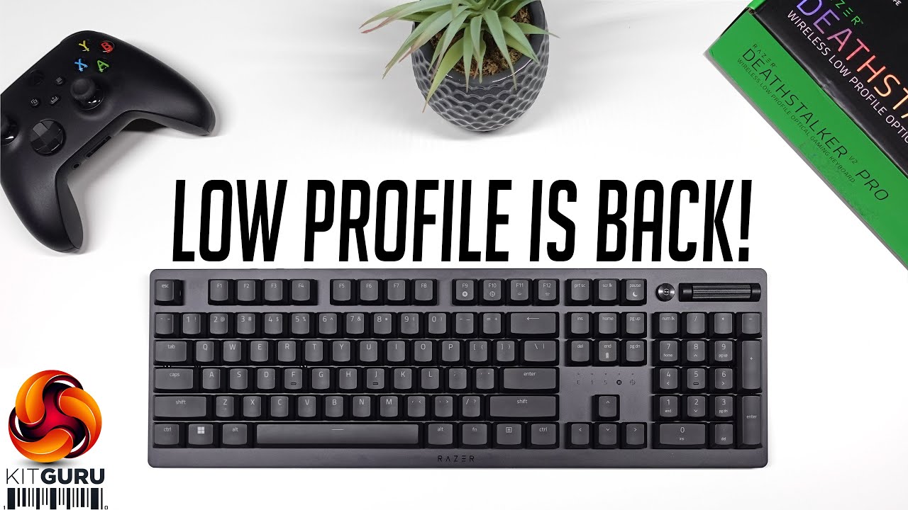 Razer DeathStalker V2 Pro - низкопрофильная оптическая мышь!