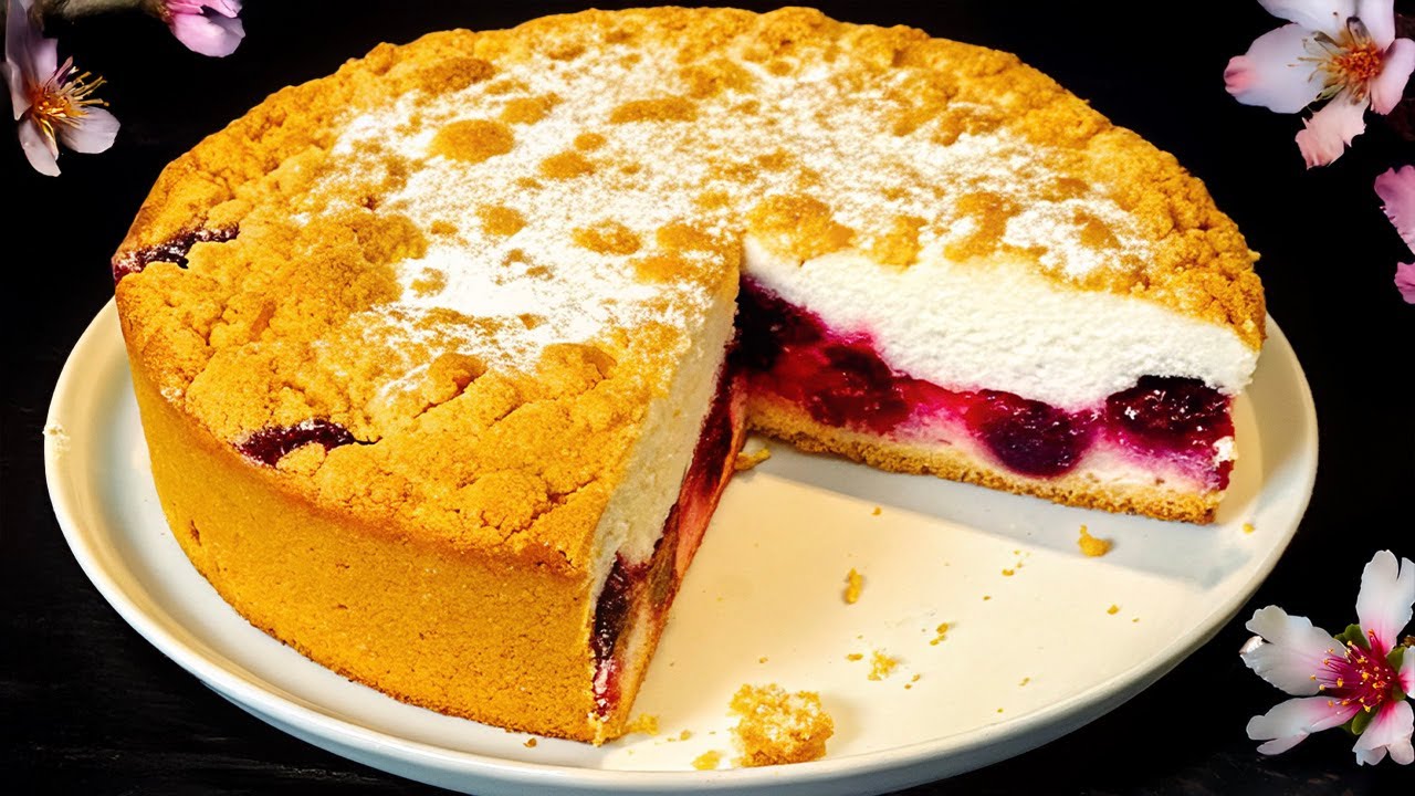 По этому рецепту ты больше никогда не купишь торт! 🍒 Каждый любит этот йогуртовый торт!