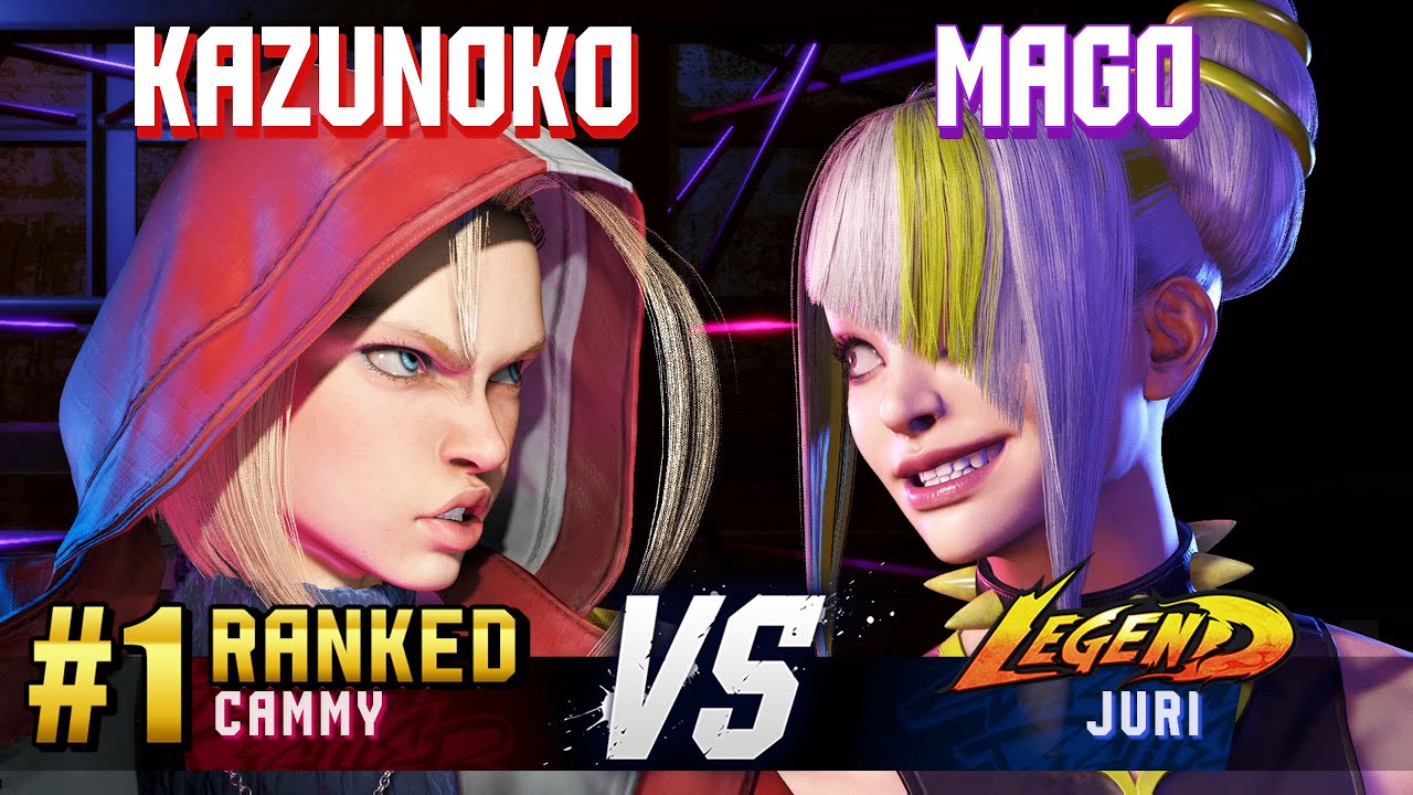 SF6 ▰ KAZUNOKO (#1 Ranked Cammy) vs MAGO (Juri) ▰ High Level Gameplay