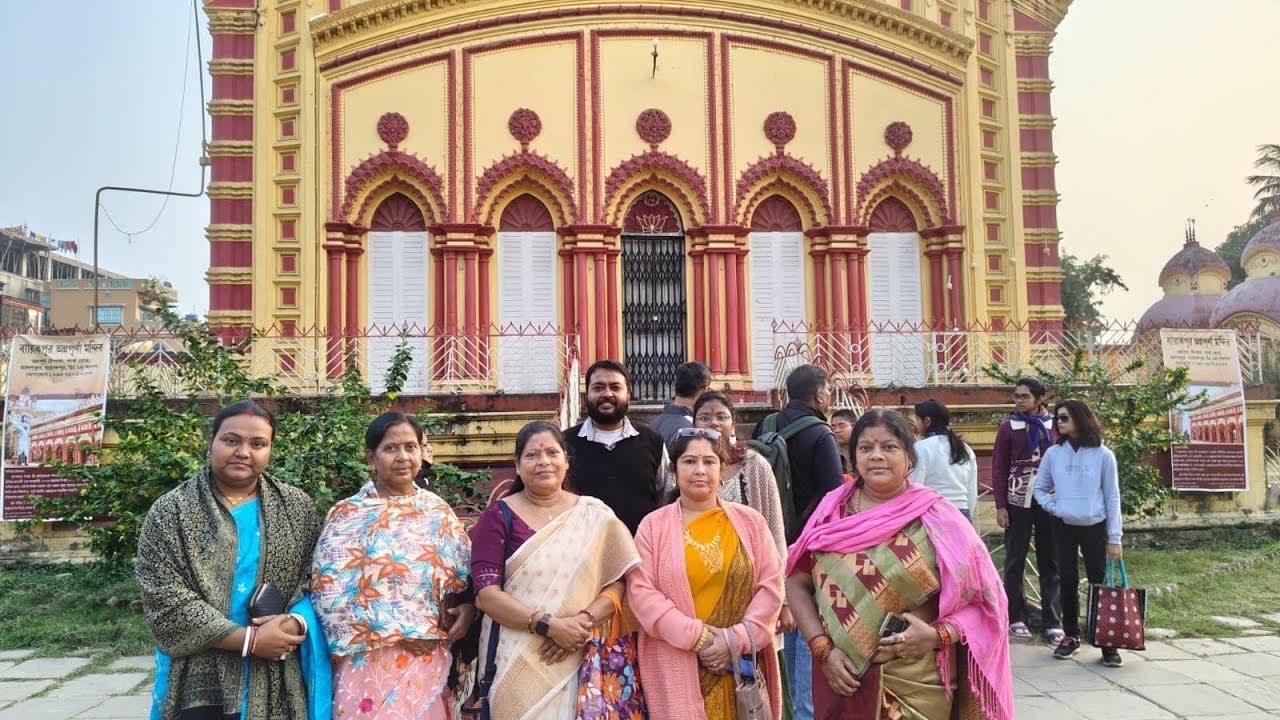 To visit Maa Annapurna temple and eat bhog prasad 🙏 Annapurna temple is located in Barrackpore 