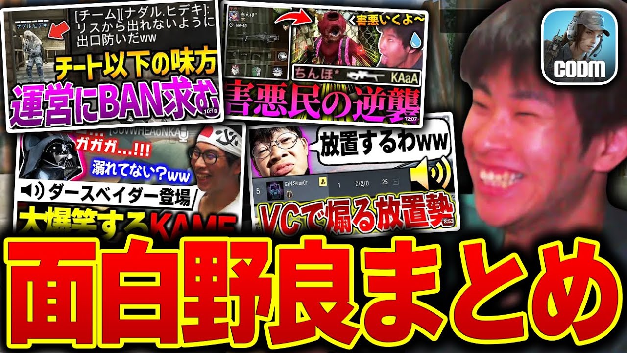【総集編】ランクマに現れた『面白い野良 10選』がこちら...【CODモバイル】KAME