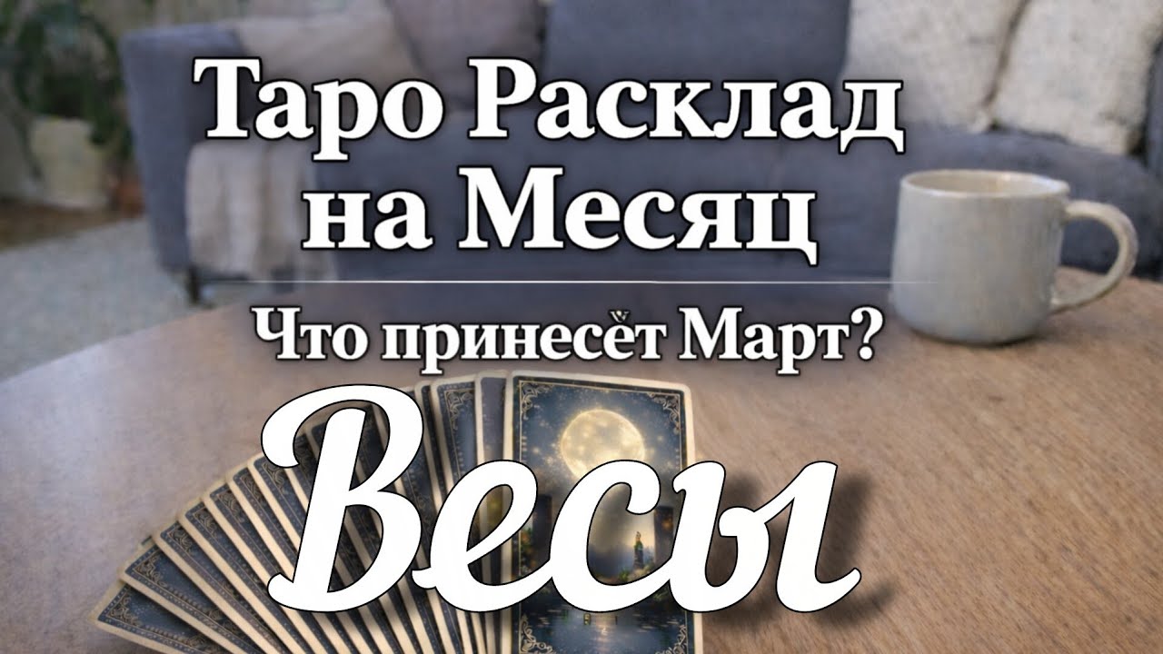 # ♎ ВЕСЫ ТАРО-ПРОГНОЗ МАРТ 2026 #Работа, #Деньги, Личная Жизнь: Гадание на Картах Таро