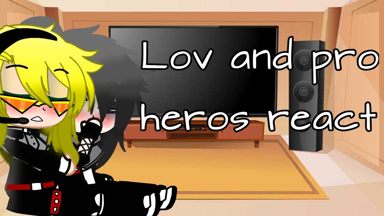 Lov and some proheros react to my videos||Ships||Mha||