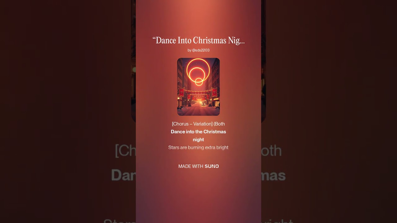 “Dance Into Christmas Night”