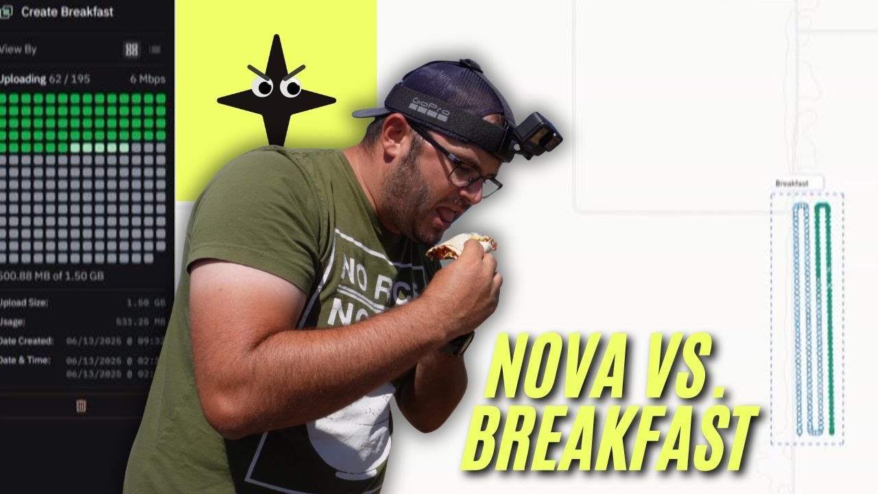 What's Faster: Making a Nova Drone Map or making Breakfast?
