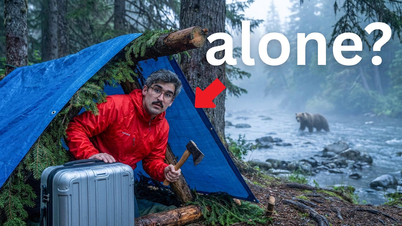 Acamp&eacute; en el bosque m&aacute;s solitario de Am&eacute;rica.
