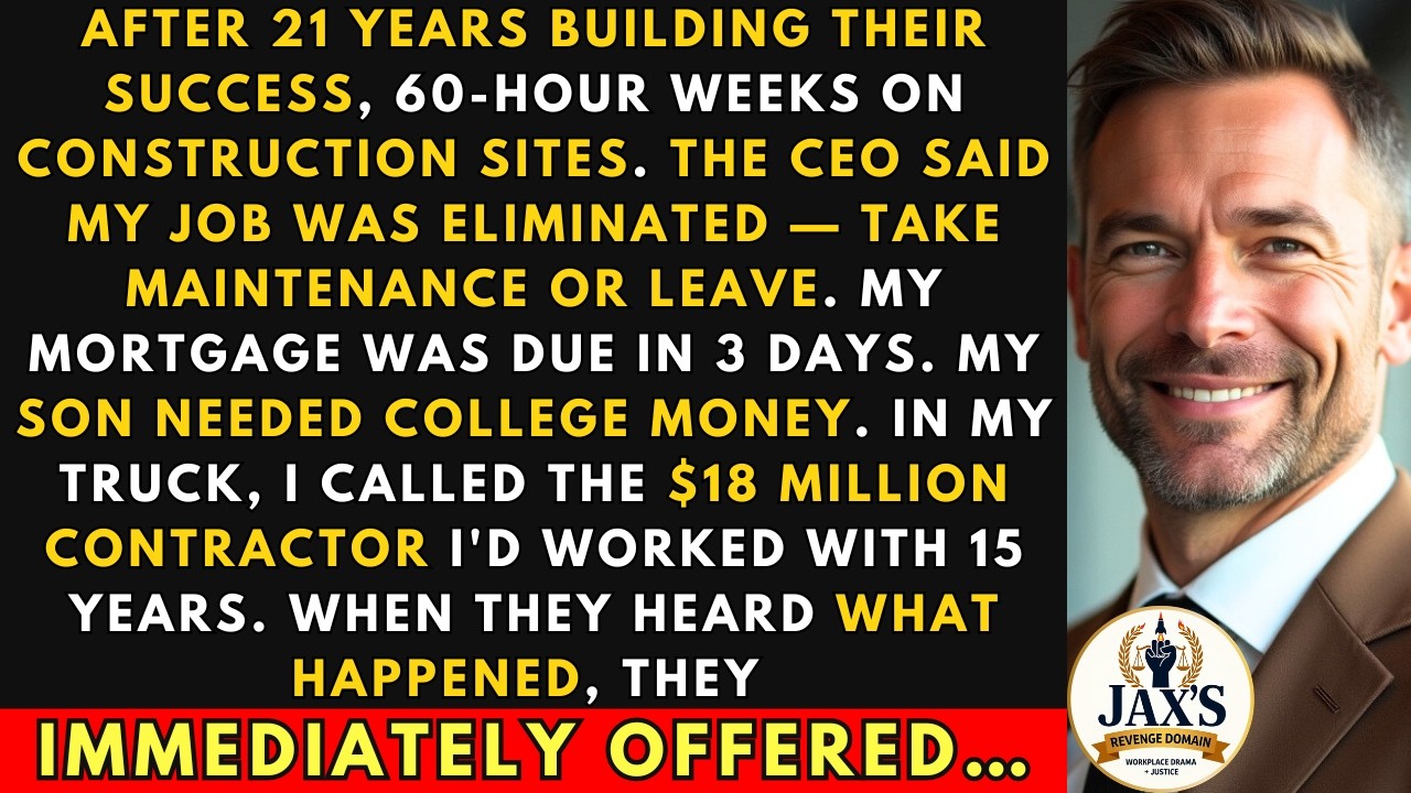 CEO Coldly Said 'Take This Demotion Or Leave' (After 21 Years Building His Company)