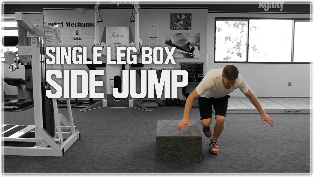 Lateral Hop & Stick on Plyo Box | Single Leg Stability