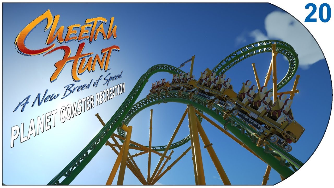 Planet Coaster Recreations 20: Cheetah Hunt Busch Gardens - USA
