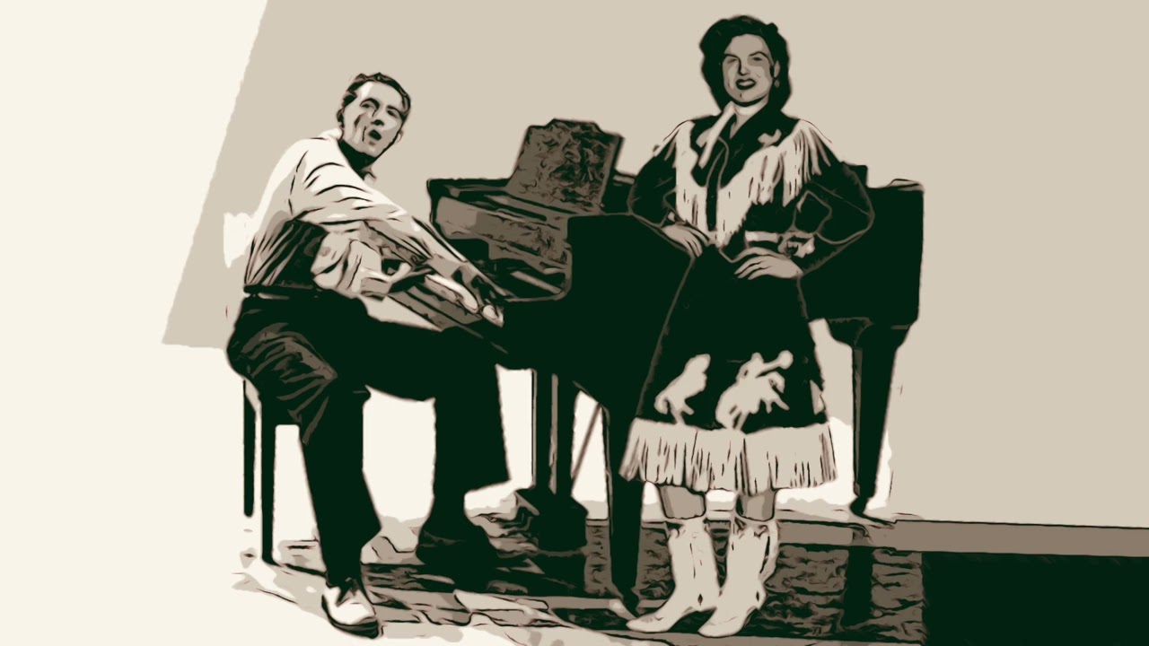 Patsy Cline with Jerry Lee Lewis on Piano: 