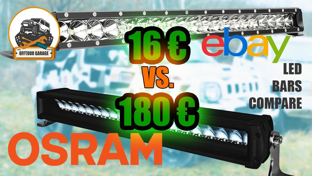 Levná vs. drahá LED rampa 20