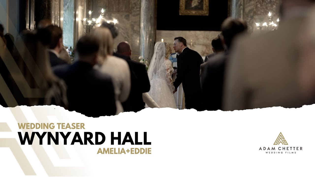 Amelia Lily & Eddie | Enchanted Winter Wedding Teaser at Wynyard Hall ❄️✨