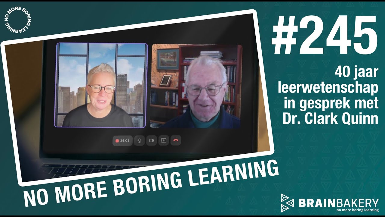 245. NMBL Podcast: Dr Clark Quinn - een van de meest invloedrijke denkers in Learning & Development