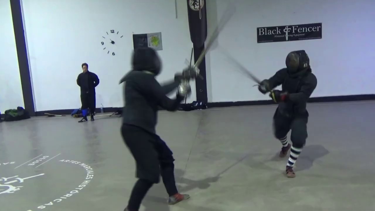 HEMA Steel Longsword Sparring | Carlos vs Alberto | Sala Batallador