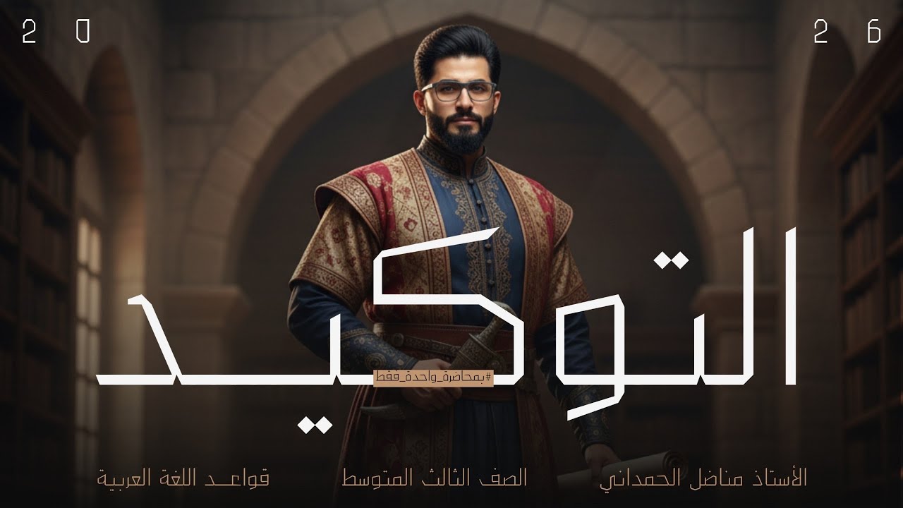 الثالث المتوسط - التوكيد 