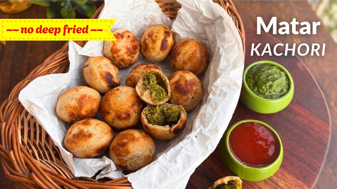 Matar की Kachori बनाने का सबसे healthy तरीका | इस तरह से तो आप daily मटर की कचौरियां खा सकते हैं 😊