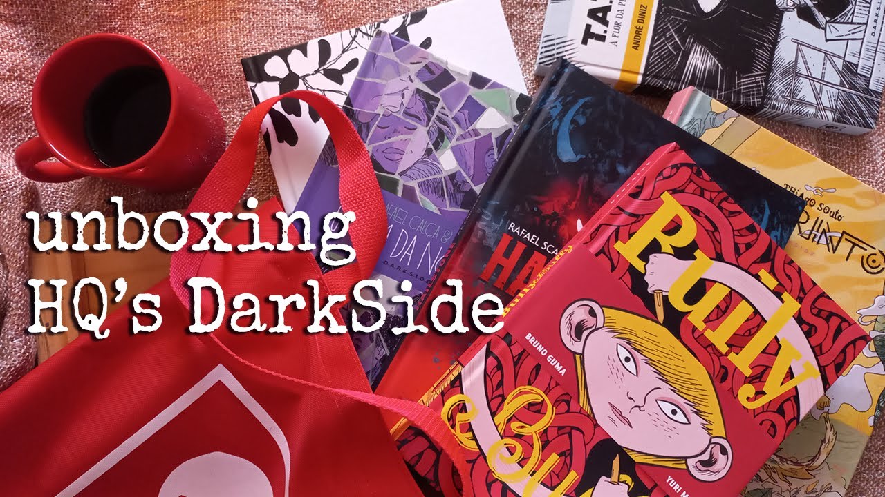Unboxing Novas HQ's DarkSide Books: Tattoo, Hailstone, Bully, Labirinto, O Fim da Noite e Cartilagem