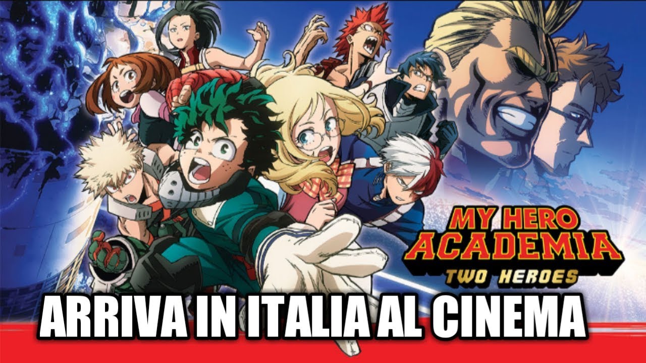 Annunciato my hero academia the two heroes in italia