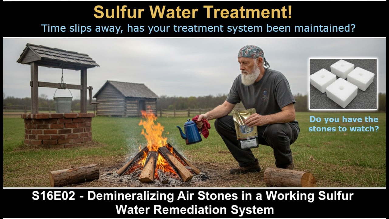 S16E02 - Demineralizing Air Stones in a Working Sulfur Water Remediation System