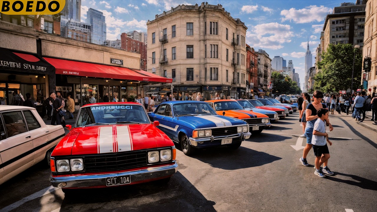 A Living Car Museum on the Streets 🚗 Boedo Buenos Aires Walk |  🚗 Caminata Boedo Buenos Aires