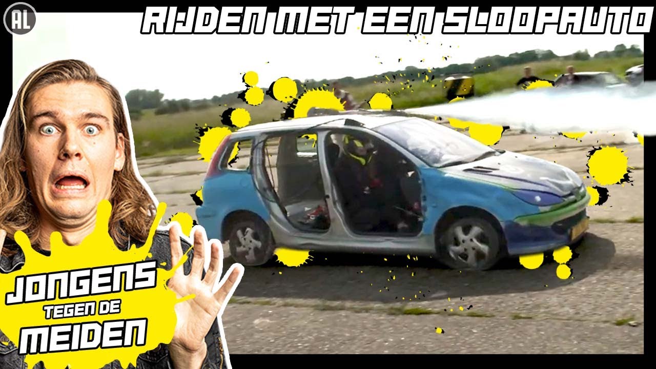 EEN SLOOP AUTO VERBOUWEN ZODAT JE ER MEE KUNT RIJDEN- CHECKPOINT JONGENS TEGEN DE MEIDEN -CHECKPOINT
