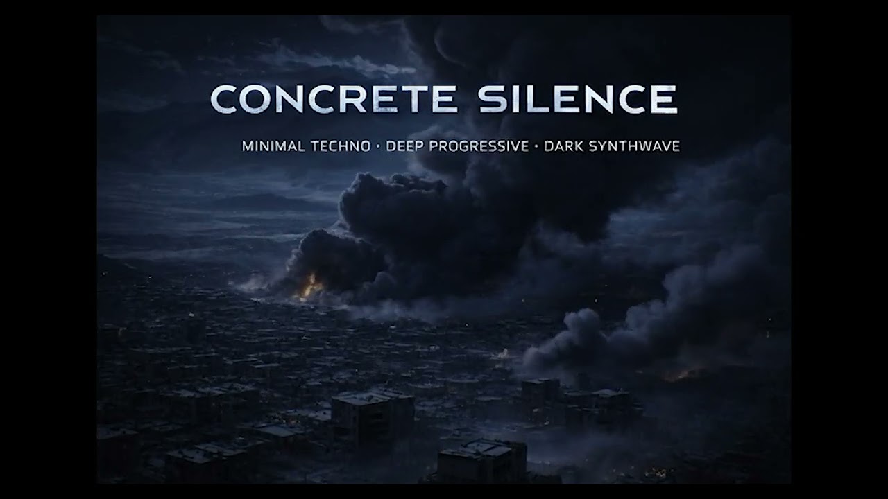 🌒🧊 Concrete Silence — Minimal Techno · Deep Progressive · Dark Synthwave