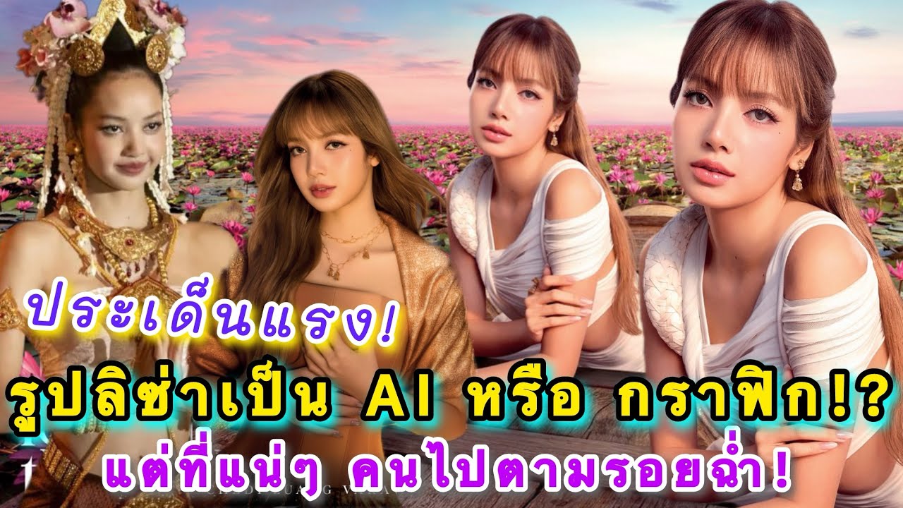 ประเด็นแรง! รูปลิซ่า Amazing Thailand เป็น AI หรือ กราฟิกตัดต่อ แต่ที่แน่ๆสถานที่จริงคนไปตามรอยฉ่ำ!