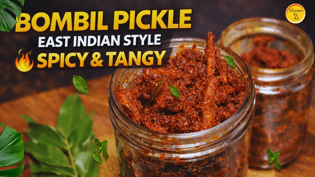 Dry Bombil Pickle | Easy & Spicy Dry Bombay Duck Pickle Recipe | How to Make Dry Bombil Pickle