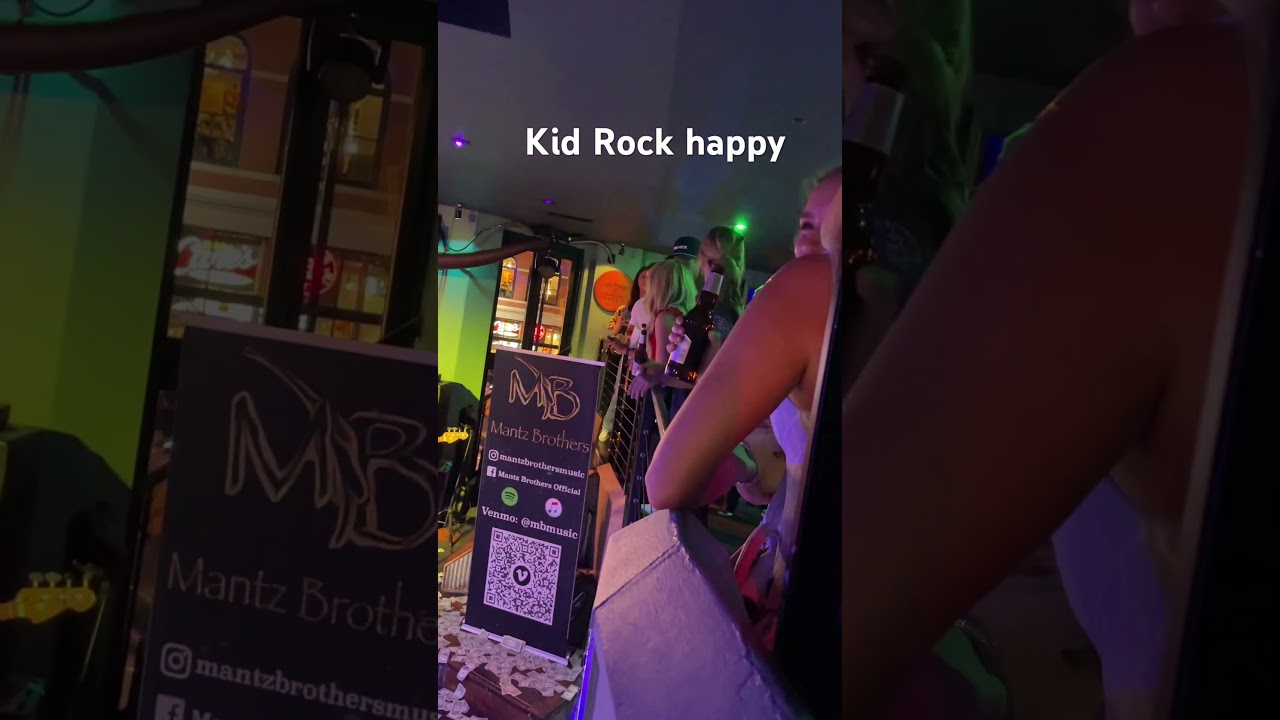 KID ROCK HAPPY IN HIS VIP AREA
