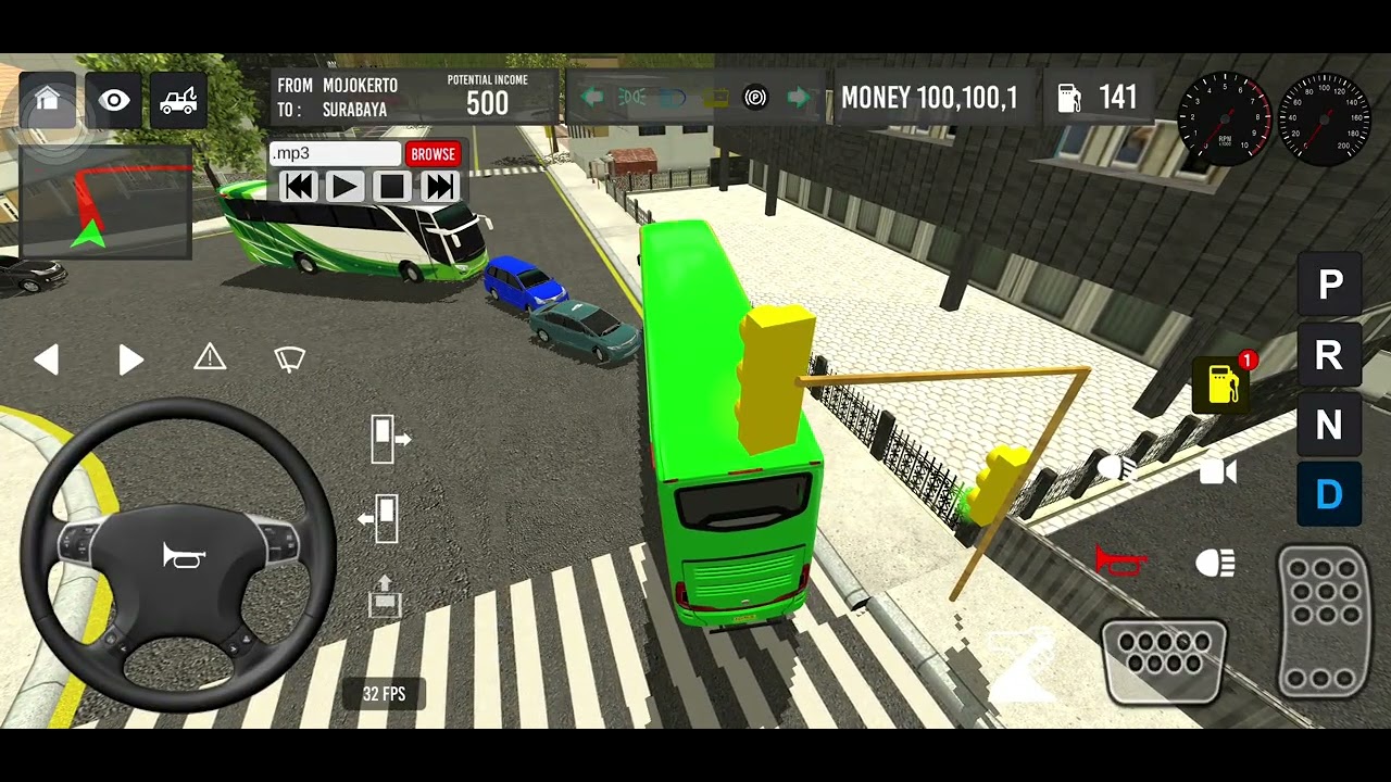 Indonesia Coach bus driving | Euro bus simulator 2025 Android gameplay #game1 