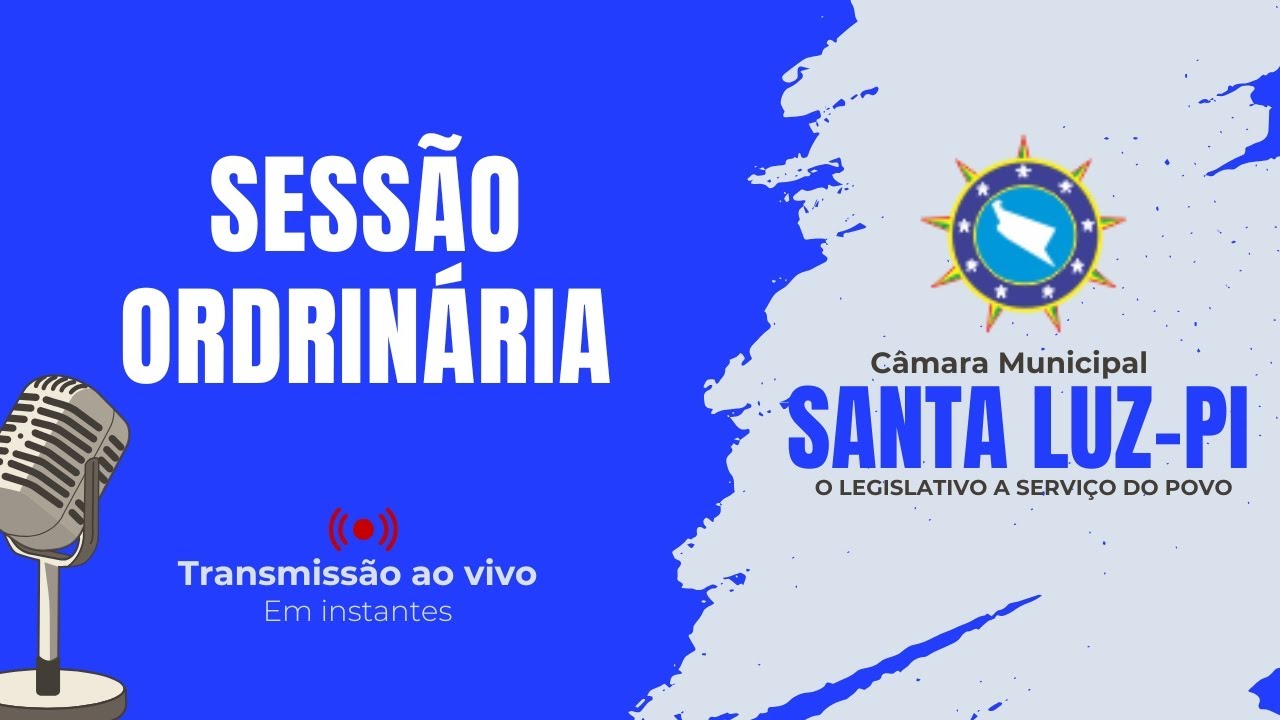01ª Sessão Ordinária 2026 - Câmara Municipal de Santa Luz-PI