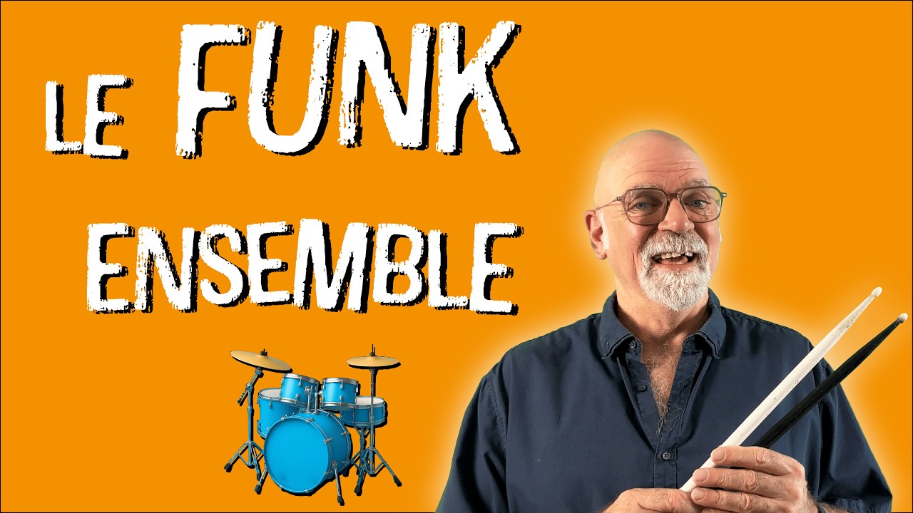 Essai le Funk – Apprendre un rythme funk simple à la batterie
