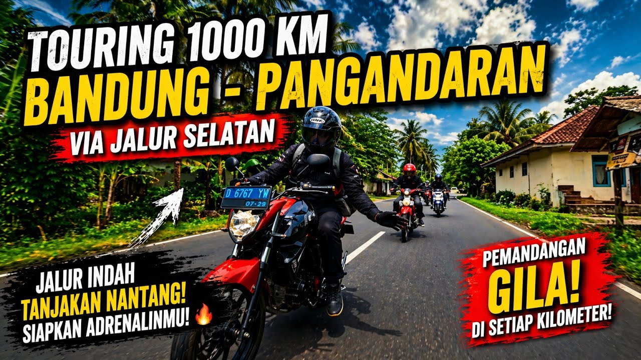 Touring Bandung - Pangandaran Via Jalur Selatan Jawa Barat | Episode 2