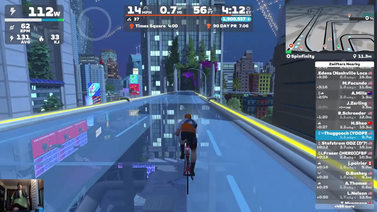 Zwift - Spinfinity in New York
