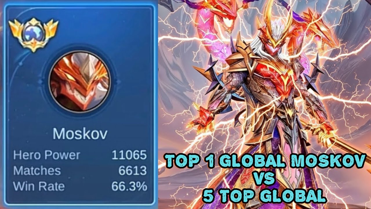 Top 1 global moskov vs 5 top global skill moskov setara skylar