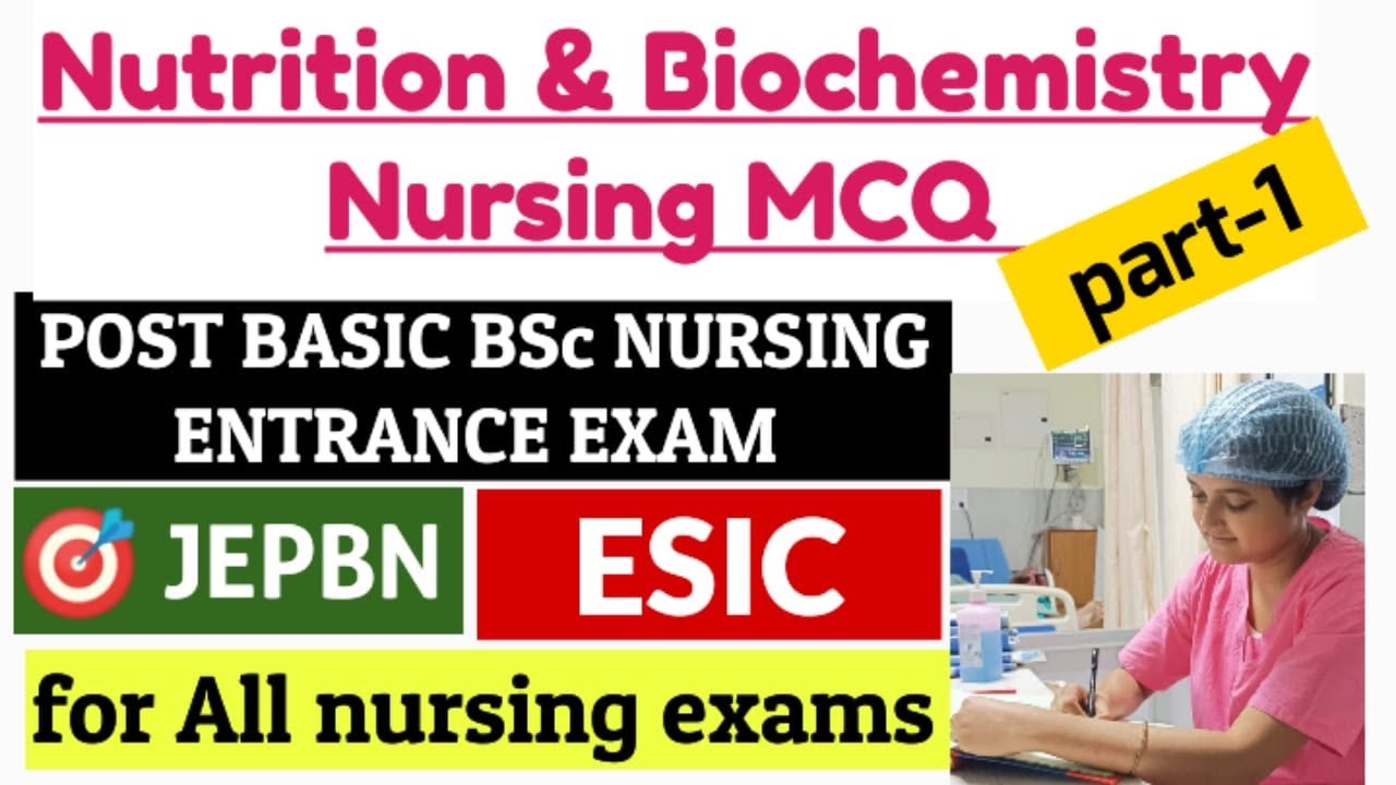 Nutrition & Biochemistry questions II 🎯 JEPBN II 🎯ESIC II all nursing exam preparation II part-1 II
