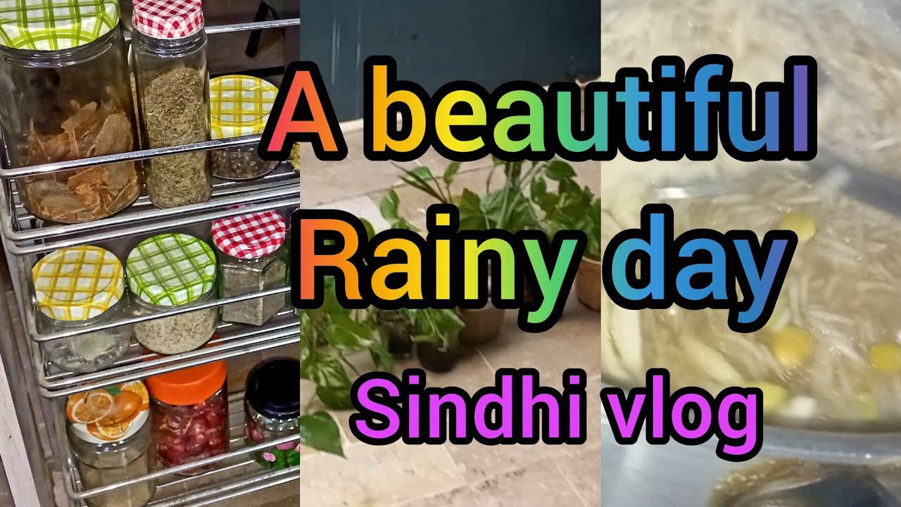 A beautiful rainy day 🌧/my daily routine 🫕🥘🪴🪣✂️🪡🧵/sindhi vlog 💕