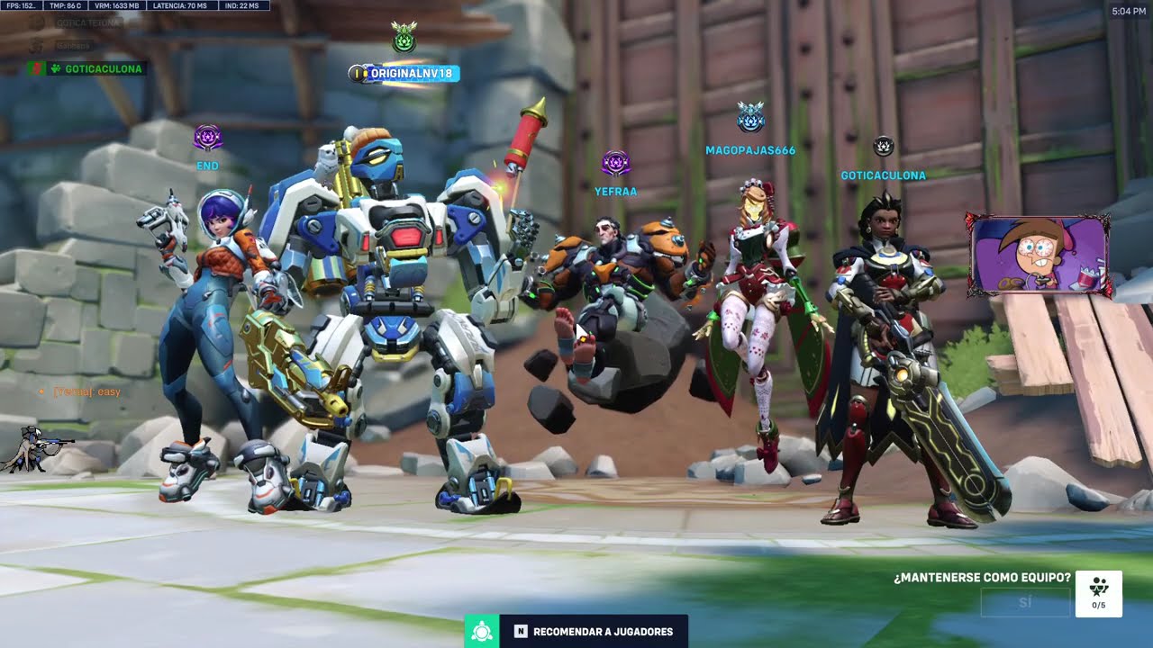GAME PLAY GOTIC CULONSITA #overwatch2 #overwatchclips #overwatch #capcut #overwatchgameplay #gaming
