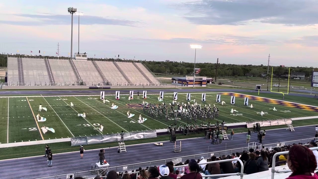 The Pace High School Marching Band at the Pigskin Jubilee in San Benito on 10/14/2023