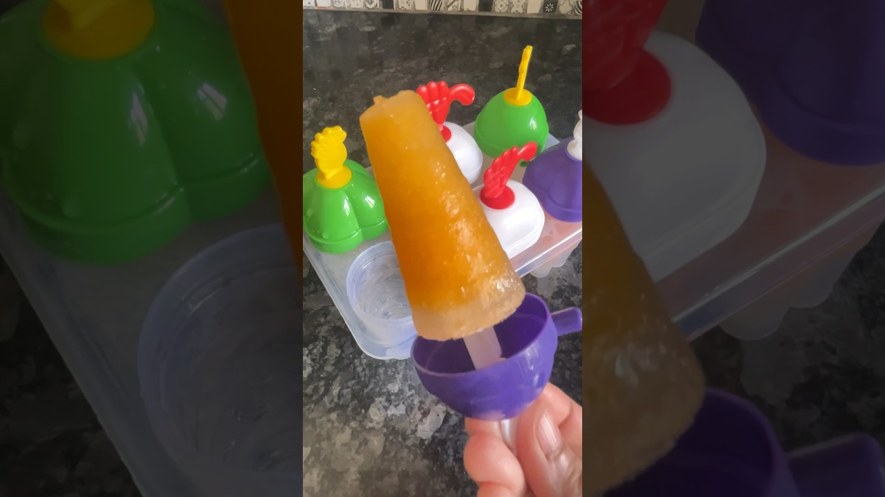 Orange Popsicles Recipe || #shortsfeed #shorts #youtubeshorts #ytshort #trending #viral #popsicle