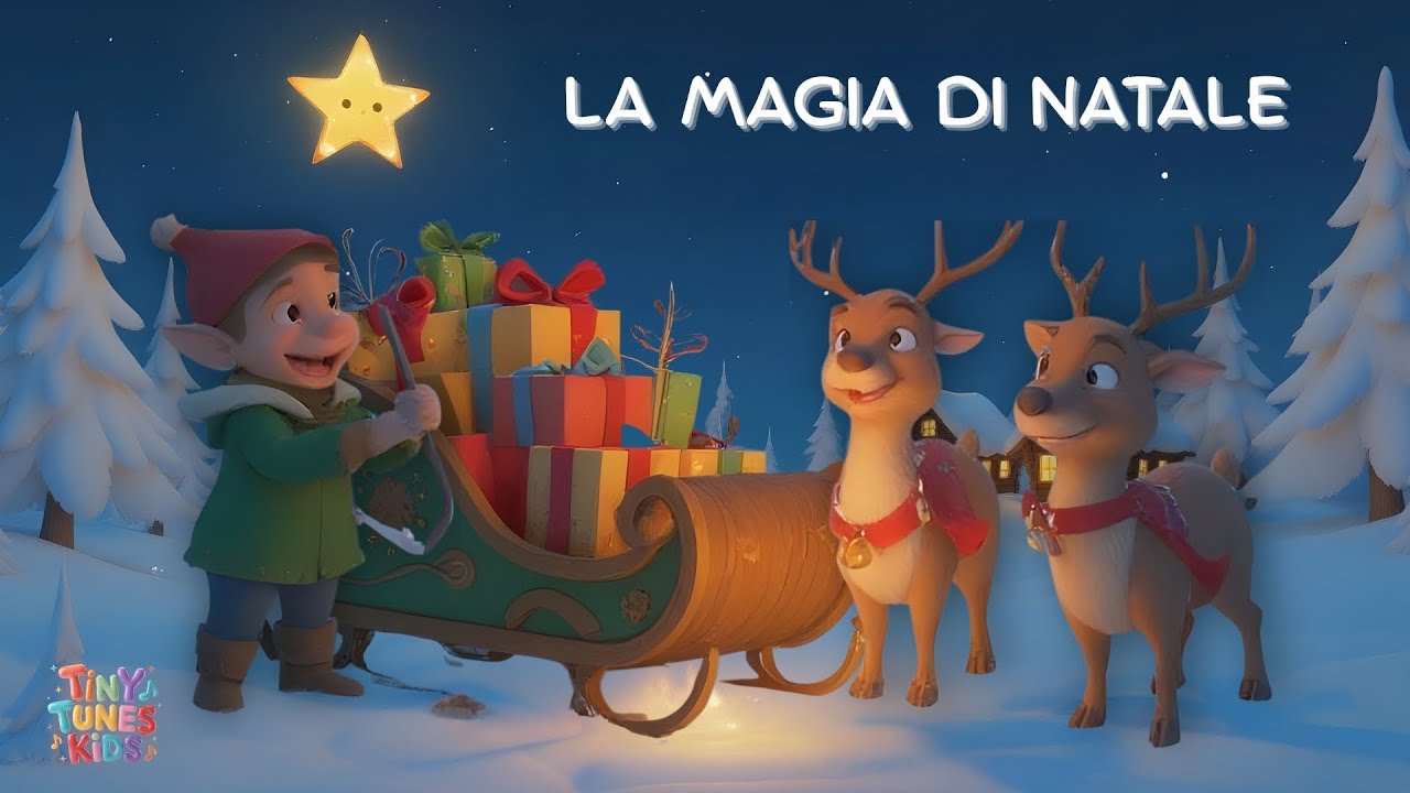LA  MAGIA DI NATALE | La Stella che Porta Gioia | Canzone per Bambini di Natale