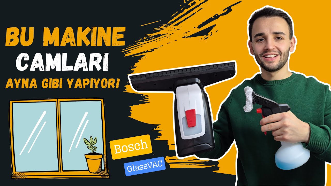 Cam Temizleme Makinesi – Bosch GlassVAC