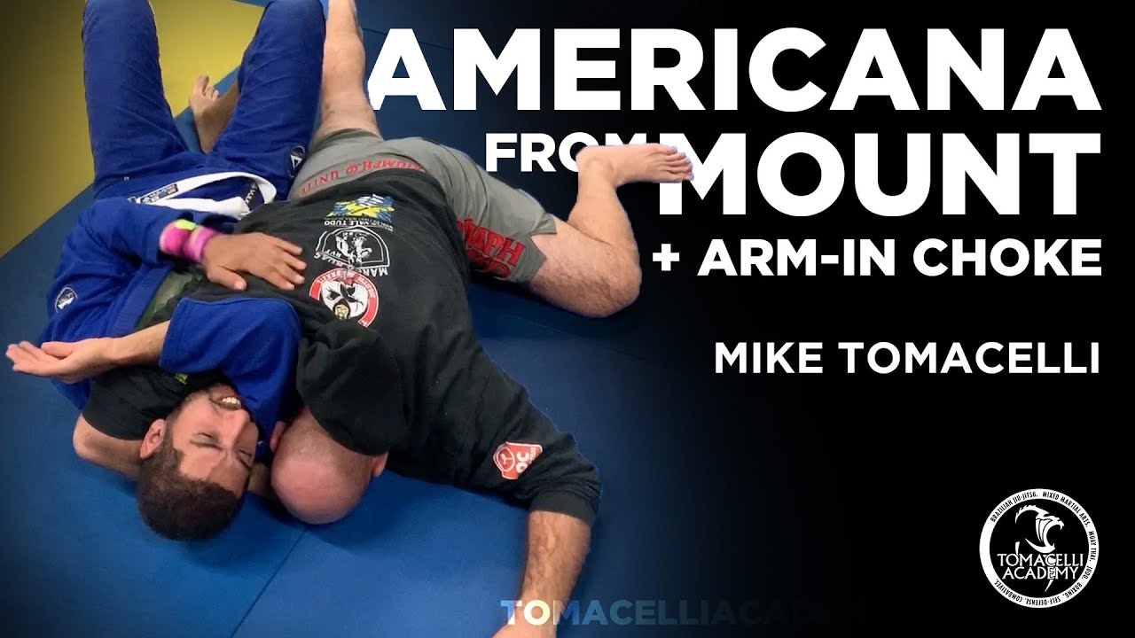 Americana from Mount + Arm-In Choke Review - Brazilian Jiu Jitsu with Mike Tomacelli