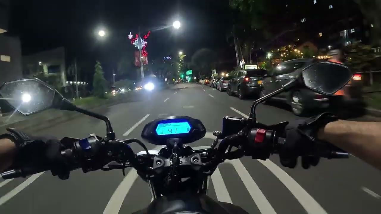 A different night, i guess... drive back home different roads 01-17-2026 #motorcycle #driving #gopro