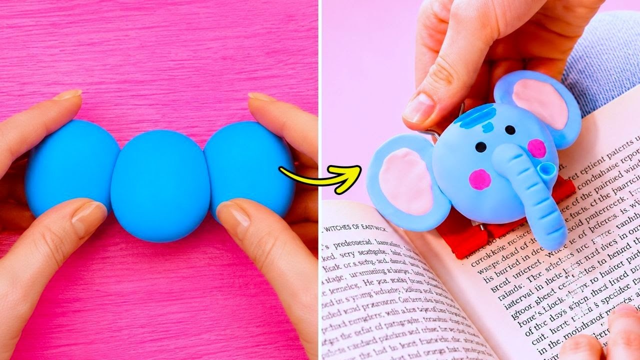 🤩 Самые милые вещицы из пластилина! 🎨😱 #веселье #творчество